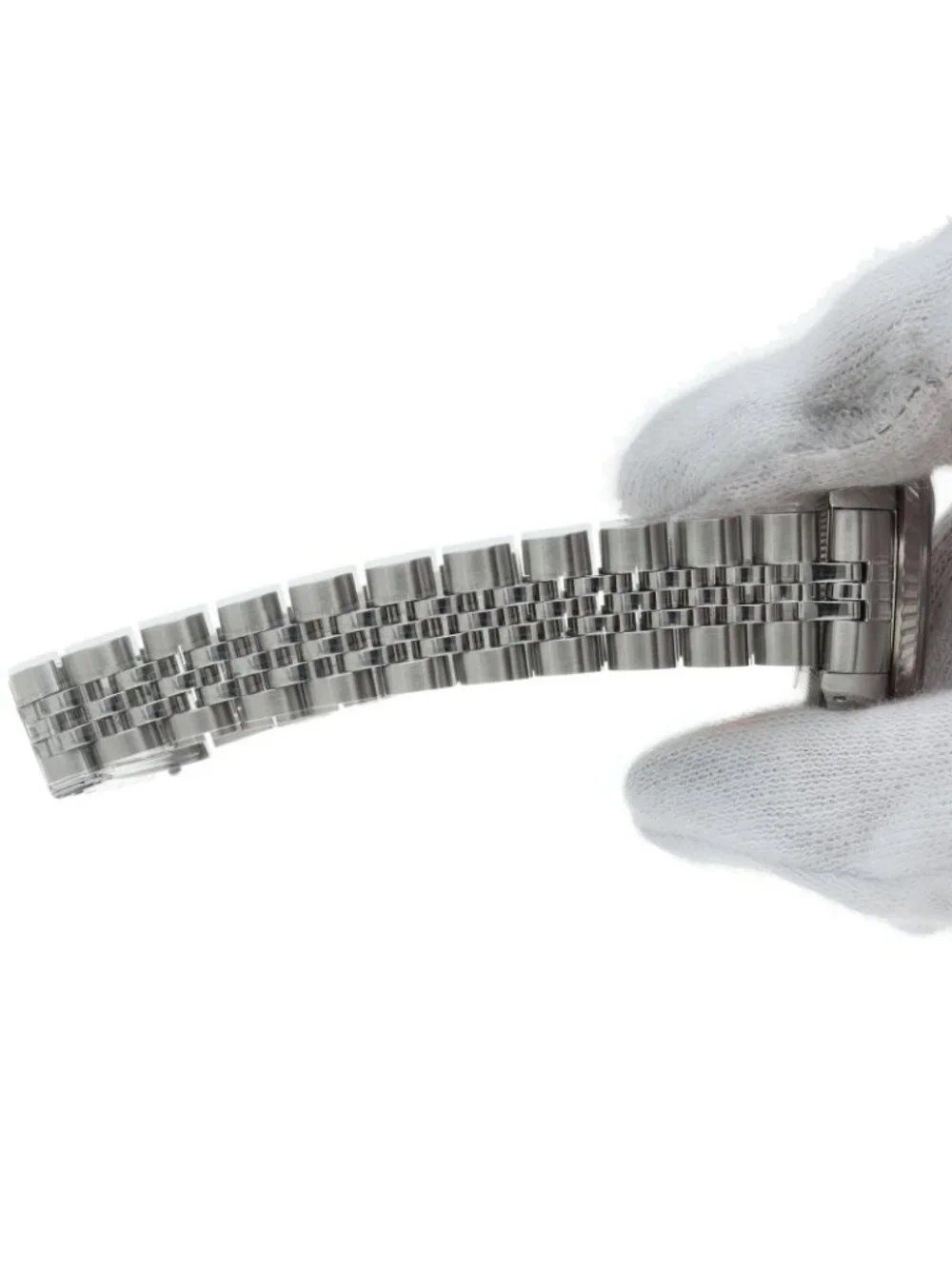 Rolex Datejust Watch 18K White Gold SS Silver